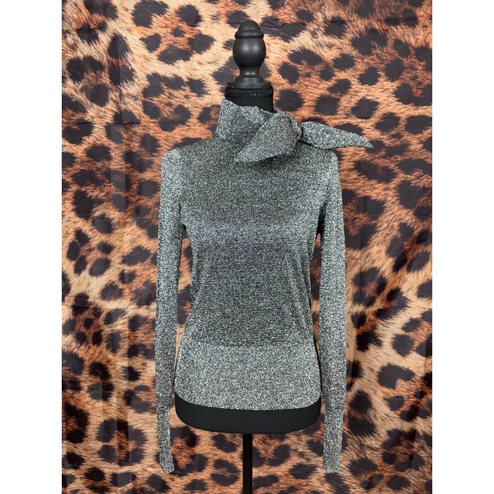 ISABEL MARANT Adil Tie Neck Sweater Top